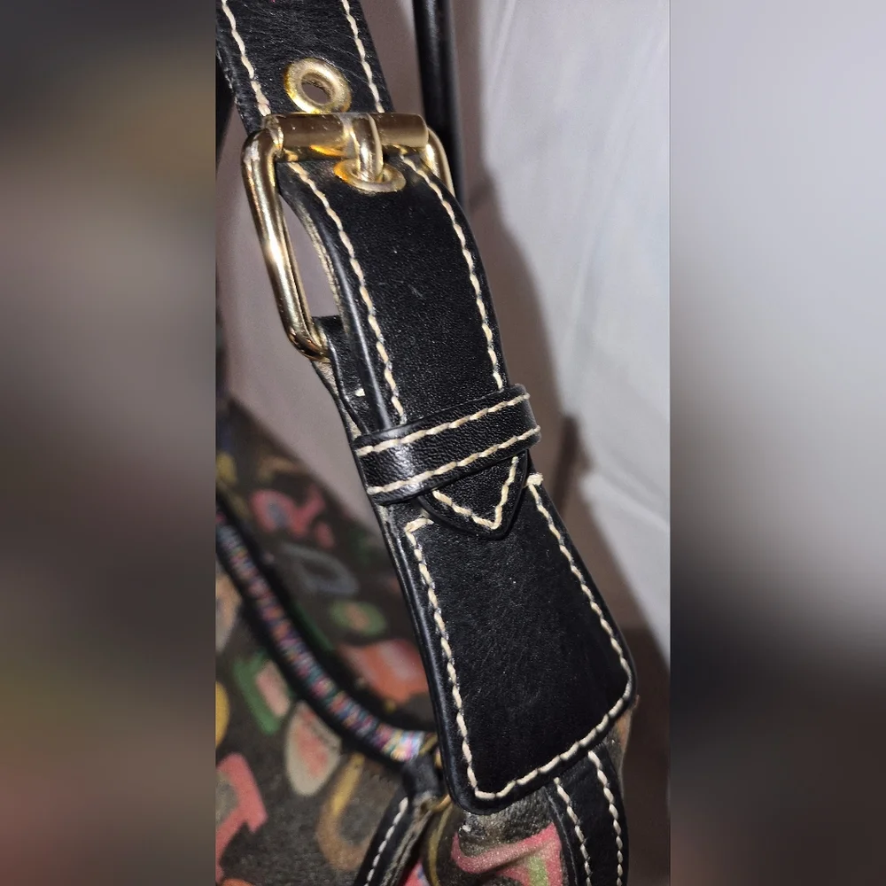 Vintage Y2k Dooney & Bourke Multicolor Hobo Bag